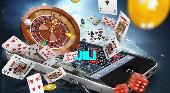 JILI casino presented on mobile device in Pakistan with slots and live games